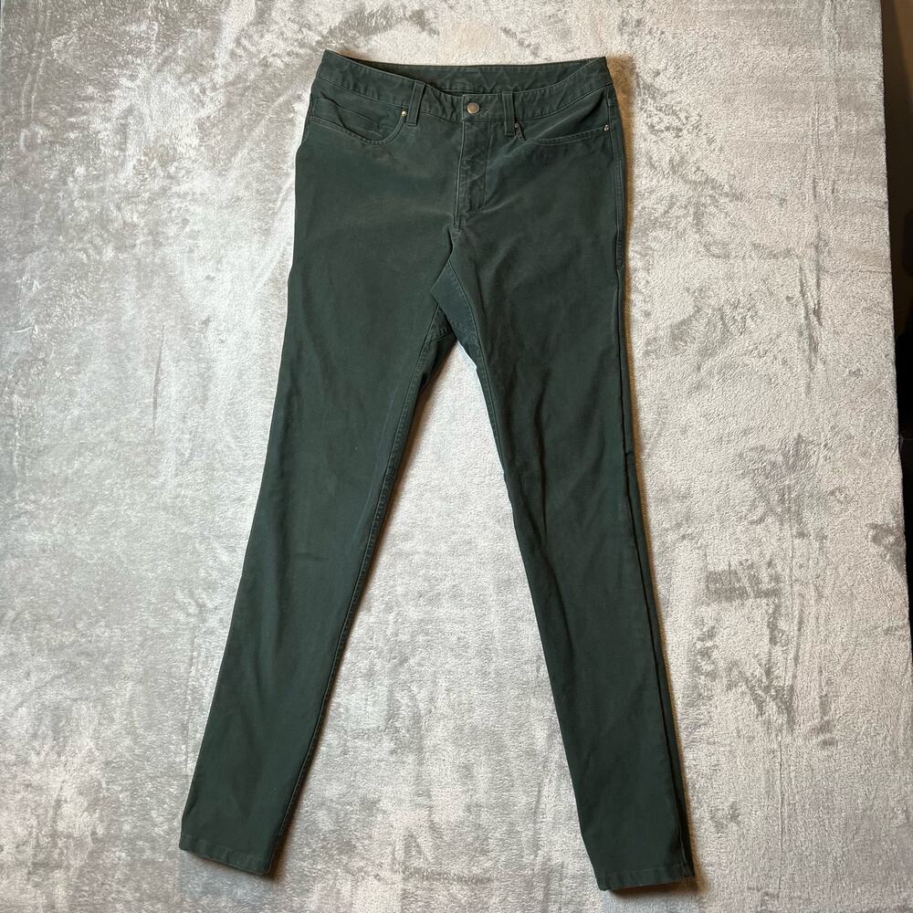Lululemon Sz 30‎ x 33 ABC Pant Skinny 34" *Utilitech Rainforest Green Women's